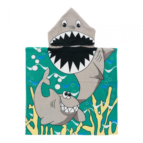 prosop-de-plaja-copii-poncho-shark